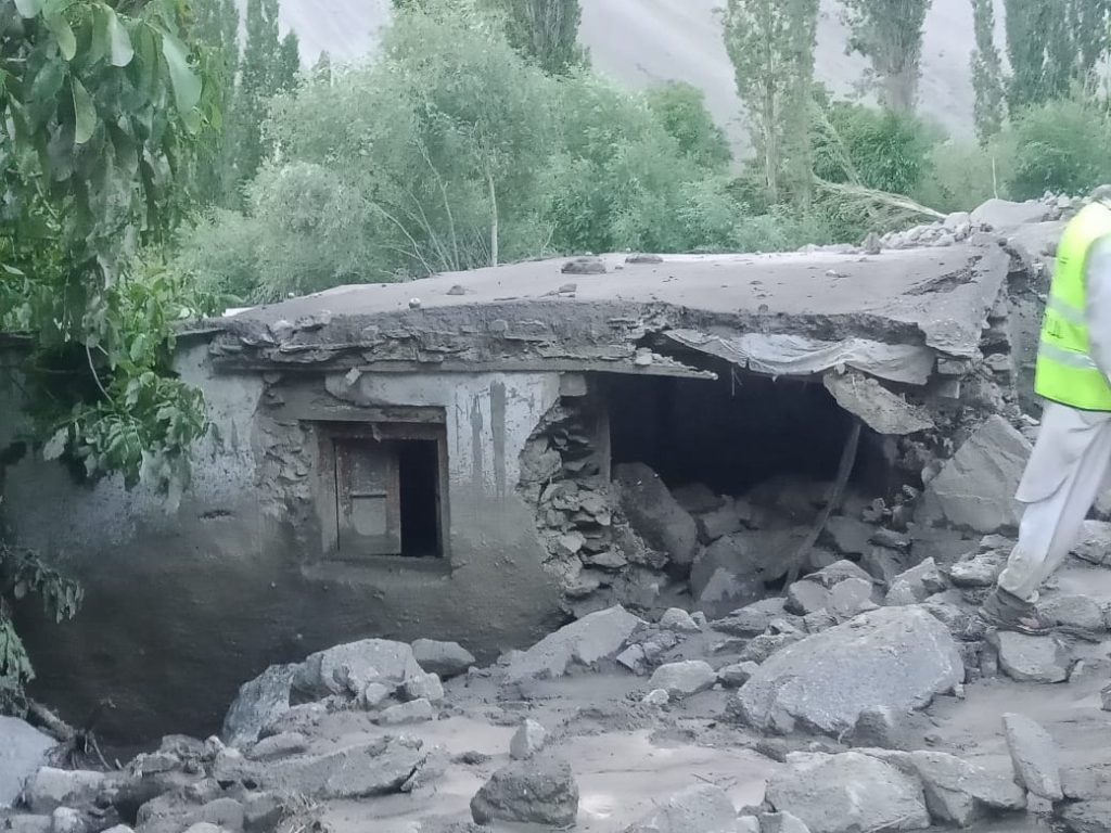 A destroyed house in Sorech Torkhow