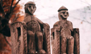 Kalash effigy in Bumburet Chitral, Picture Courtesy: Joël Gugler