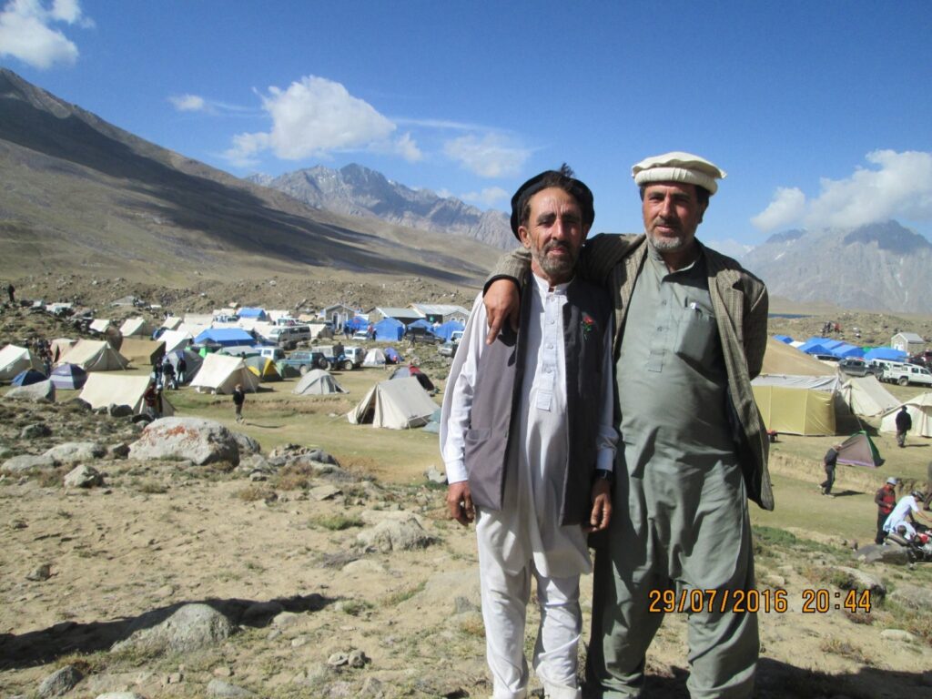 zakir muhammad zakhmir and fazlu rehman shahid, khowar poets from chitral