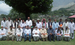 chitrali khowar writers in Terichmir hotel chitral 2012